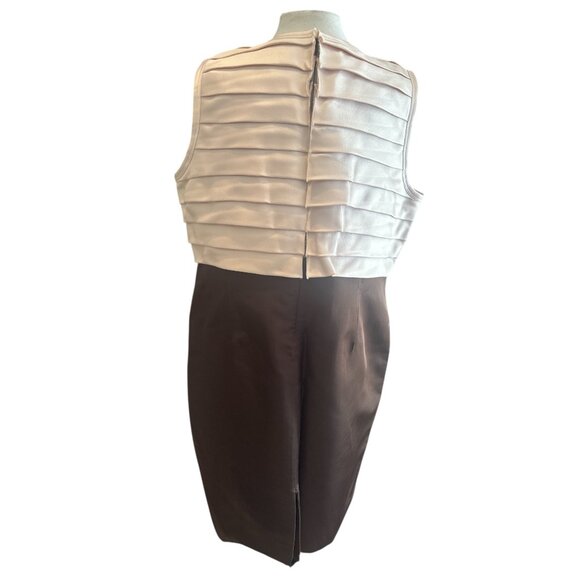 Per Se 100% Silk Colorblock Dress – Size 18 / UK 20 (NWT) - Picture 4 of 10